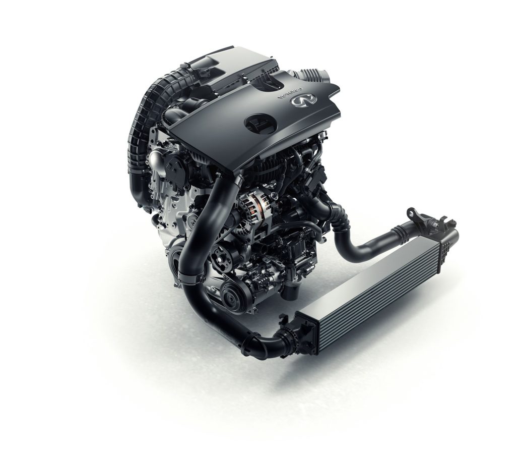 INFINITI four-cylinder turbocharged gasoline VC-T engine