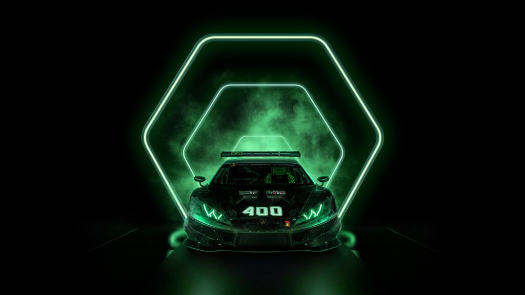 Lamborghini celebrates production of the 400th Huracán racing car via Carsfera.com
