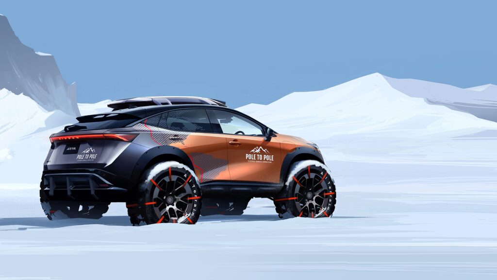 Nissan Ariya to embark on world first expedition from North Pole to South Pole