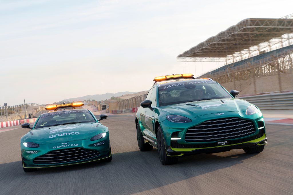 Aston Martin unleashes the power of DBX707 in Formula 1