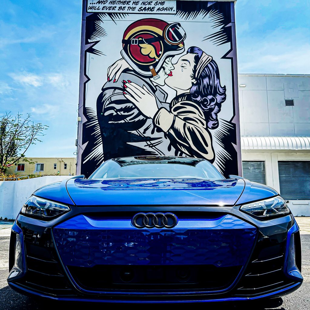 Miami Beach, a hub of artistic expression and opulent living, provided the perfect canvas for my electrifying experience in the 2023 Audi RS e-tron GT