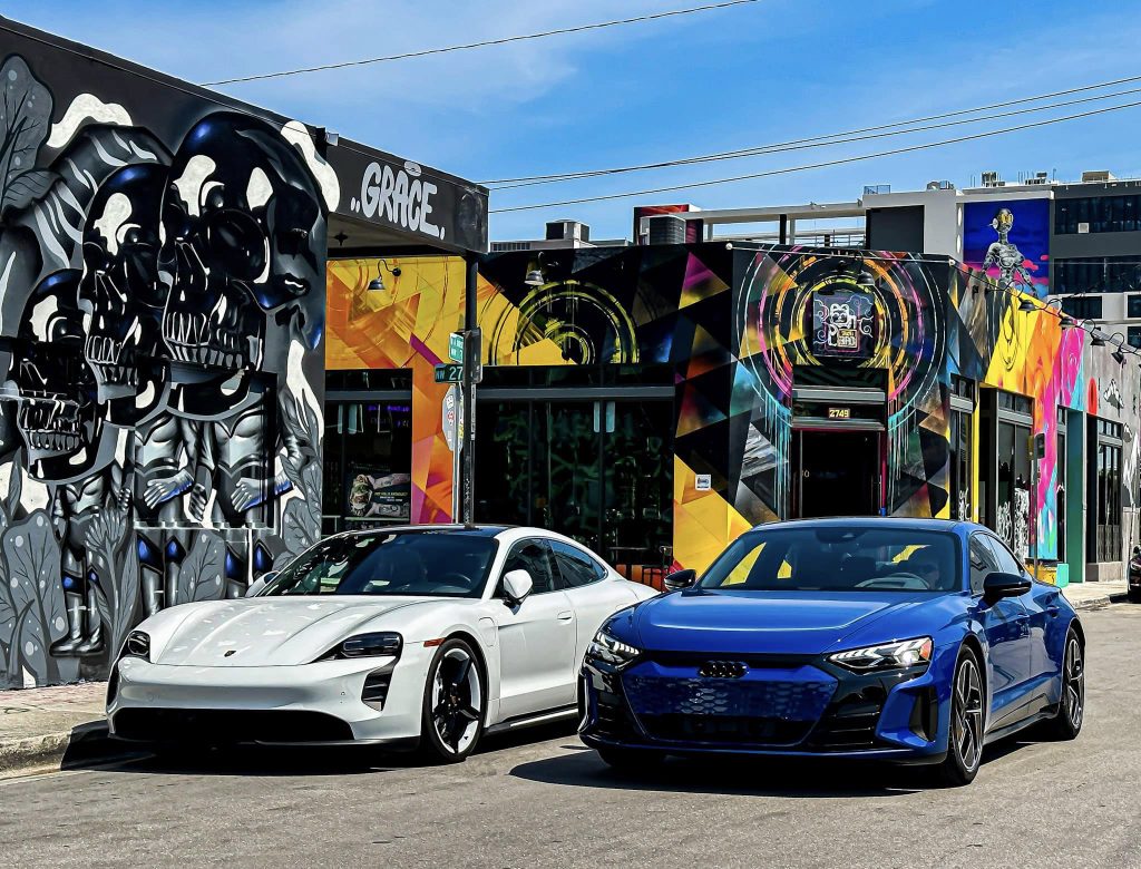 Miami Beach, a hub of artistic expression and opulent living, provided the perfect canvas for my electrifying experience in the 2023 Audi RS e-tron GT