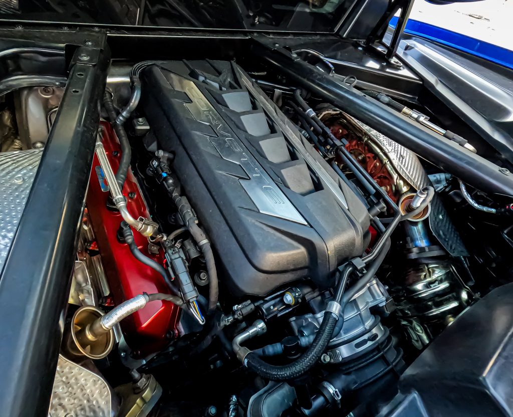 Powerful 6.2-liter V8 engine, 2023 Corvette Stingray 2LT