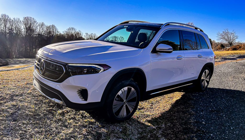 Mercedes EQB250+, electric SUV, luxury, first-time EV buyers, spacious, efficient, technology, performance, charging, design, 2023 model.