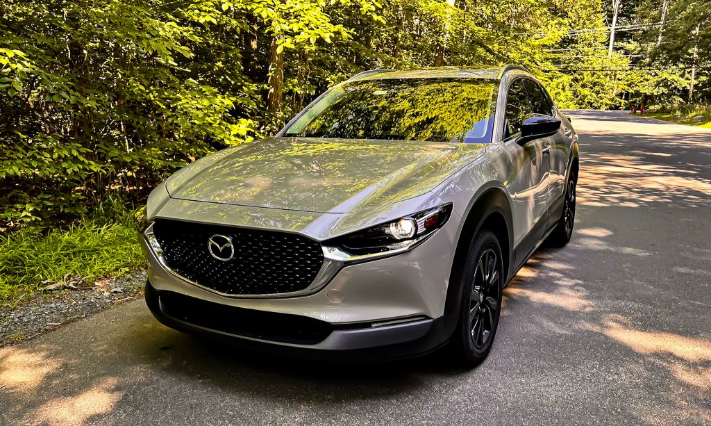 The 2024 Mazda CX-30 Turbo Premium Plus is an excellent choice for anyone seeking a versatile, stylish, and technologically advanced compact SUV.  via Carsfera.com