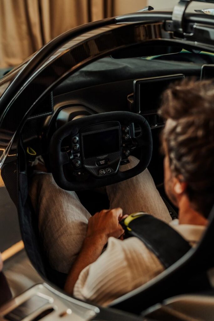 Fernando Alonso takes delivery of his custom Aston Martin Valkyrie, celebrating a career of dedication, precision, and racing excellence