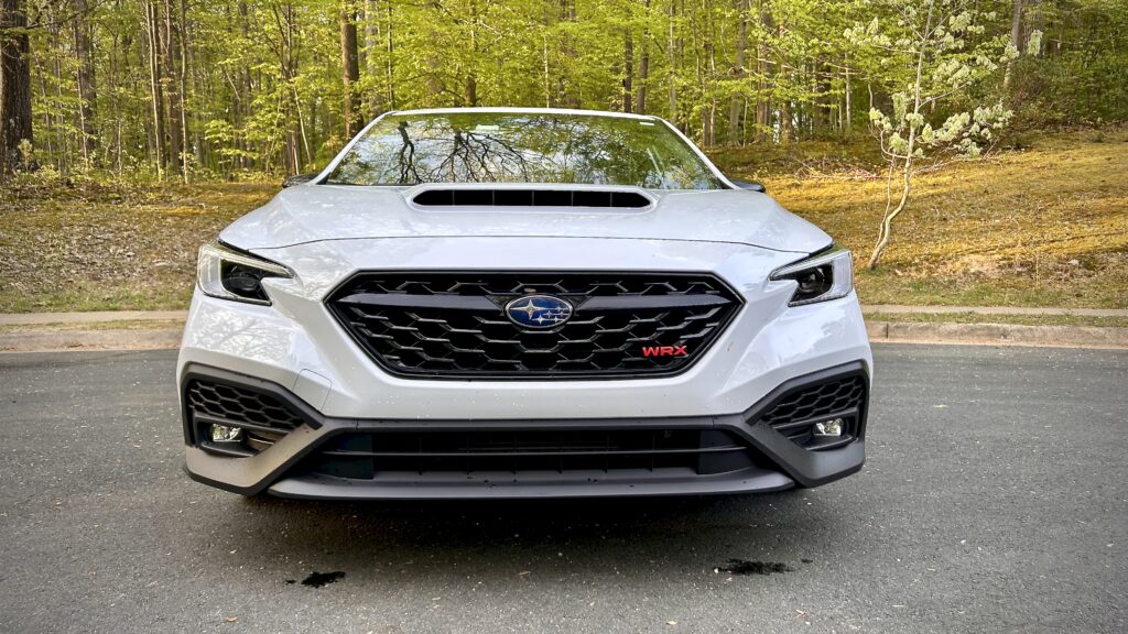 2025 Subaru WRX tS Crystal Black Silica trim, 19-inch alloy wheels, rally-inspired performance sedan.