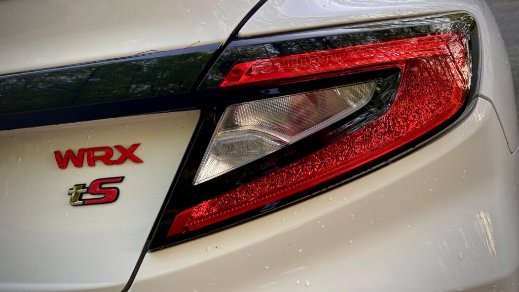 2025 Subaru WRX tS Crystal Black Silica trim, 19-inch alloy wheels, rally-inspired performance sedan