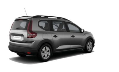 Gray compact SUV shown from the rear-left side.