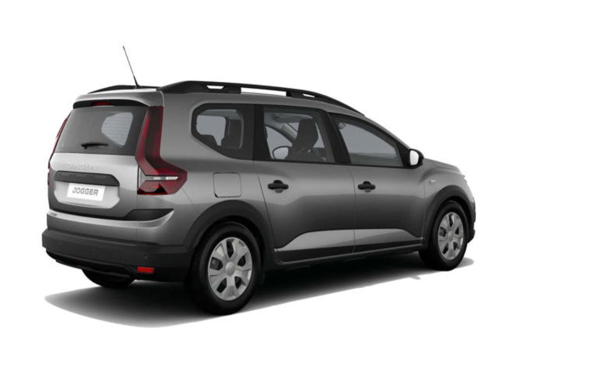 Gray compact SUV shown from the rear-left side.