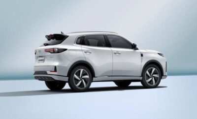 Sleek white SUV parked against a light background.