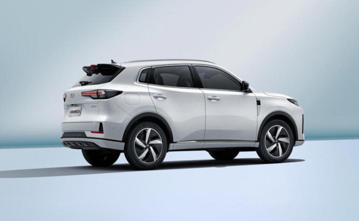 Sleek white SUV parked against a light background.