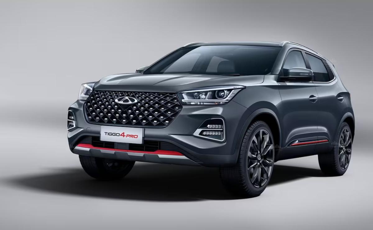 A sleek grey SsangYong SUV with stylish grille and red accents.