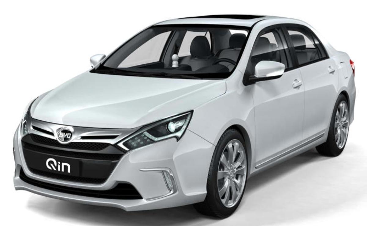 Sleek silver sedan with modern design and sharp headlights.