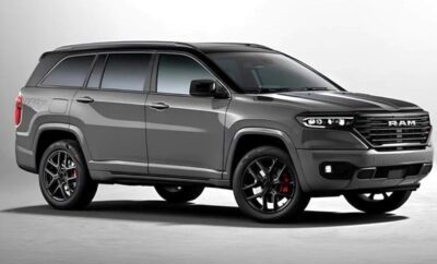 Sleek gray SUV with sporty black rims and red brake calipers.