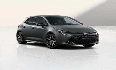 Sleek gray modern sedan with stylish alloy wheels.