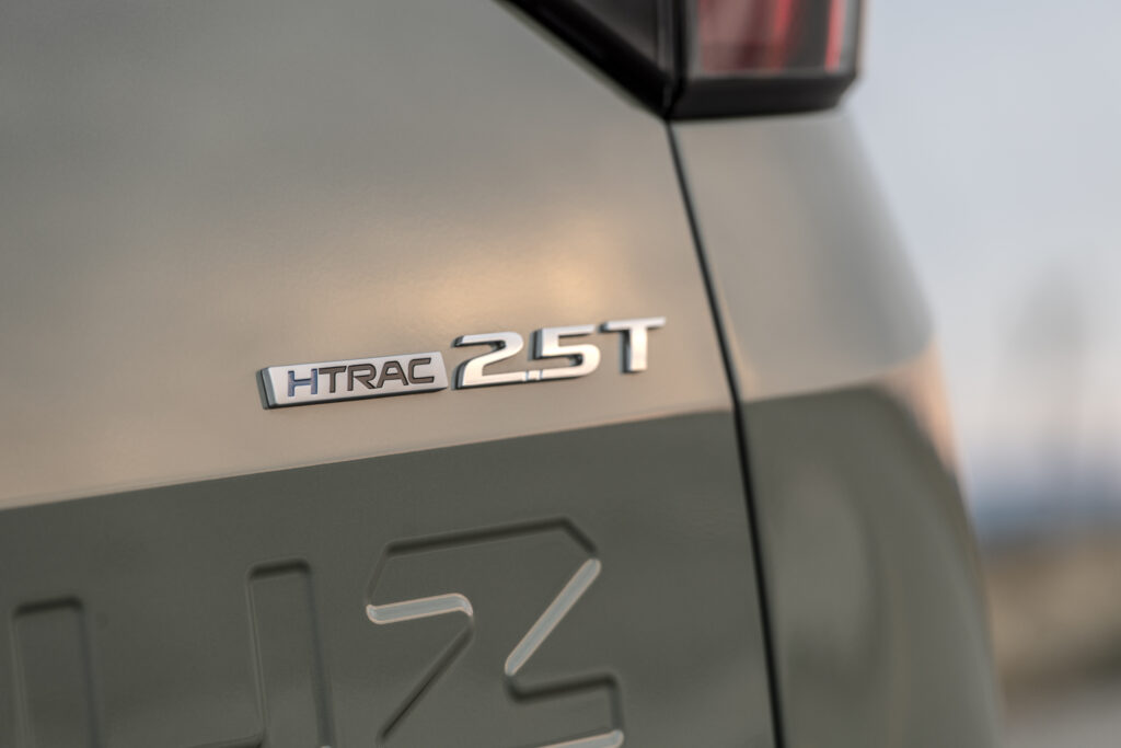 2026 Hyundai Santa Cruz Limited AWD parked outdoors showcasing exterior design, truck bed, and modern styling